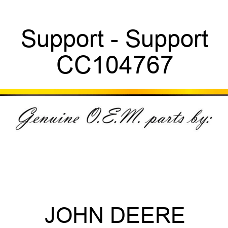 Support - Support CC104767