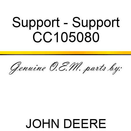 Support - Support CC105080