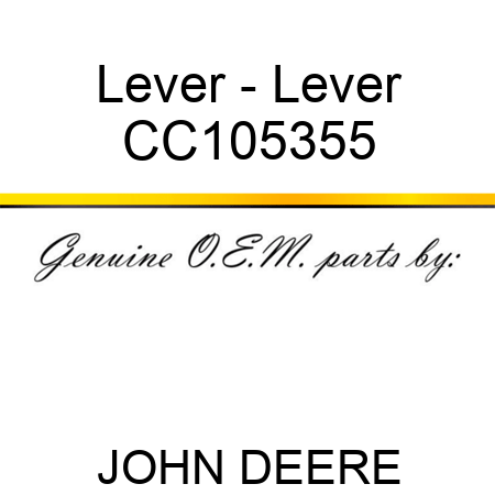 Lever - Lever CC105355