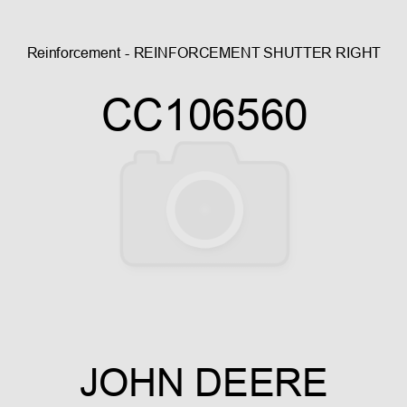 Reinforcement - REINFORCEMENT, SHUTTER RIGHT CC106560