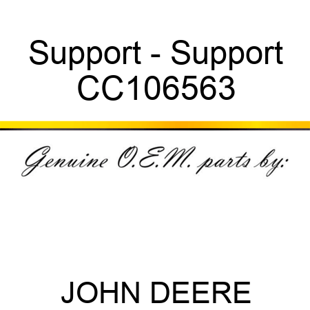 Support - Support CC106563
