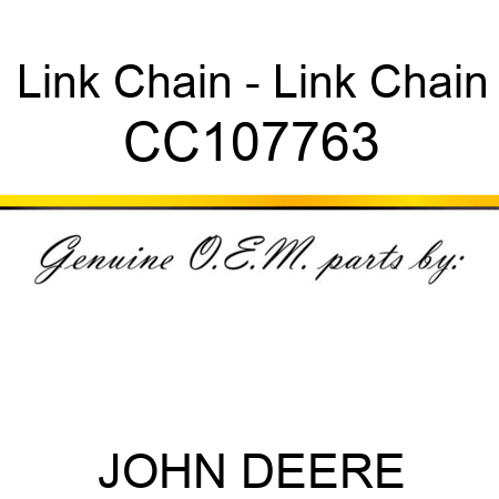 Link Chain - Link Chain CC107763
