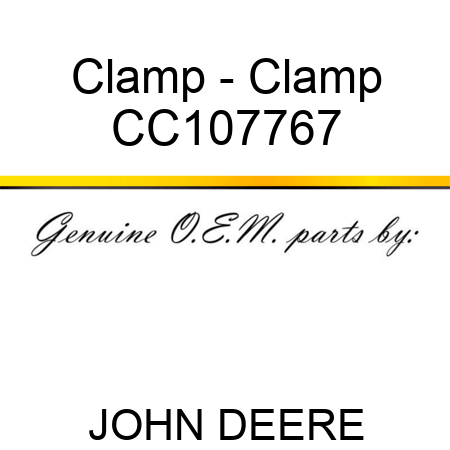 Clamp - Clamp CC107767