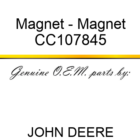 Magnet - Magnet CC107845