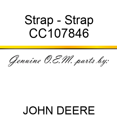 Strap - Strap CC107846