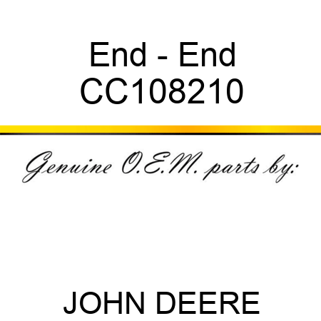 End - End CC108210