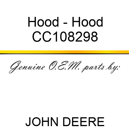 Hood - Hood CC108298