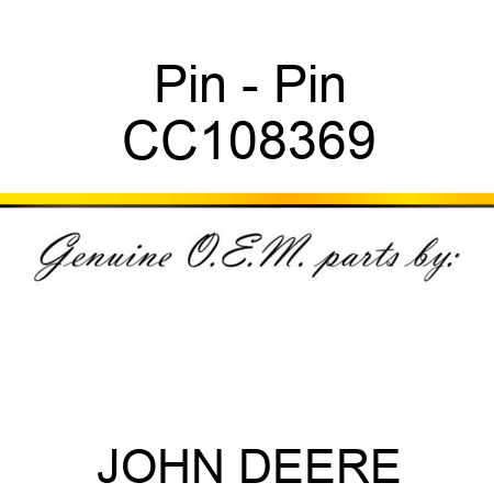 Pin - Pin CC108369