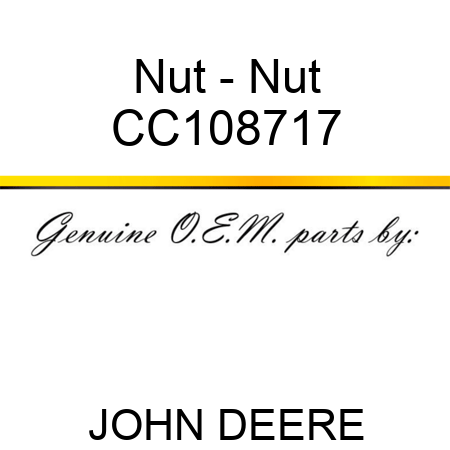 Nut - Nut CC108717