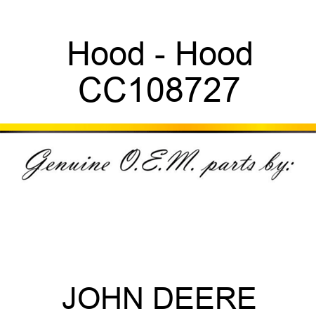 Hood - Hood CC108727