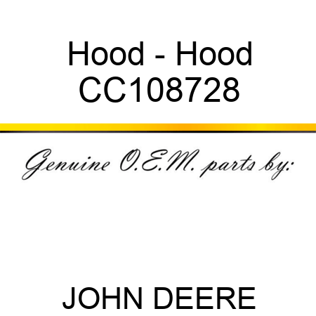 Hood - Hood CC108728
