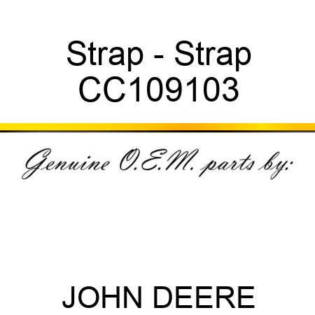 Strap - Strap CC109103