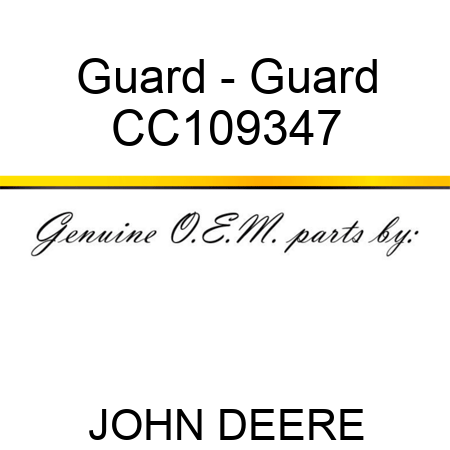 Guard - Guard CC109347