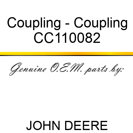 Coupling - Coupling CC110082