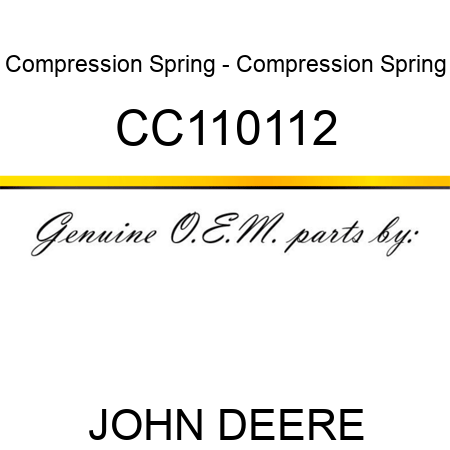 Compression Spring - Compression Spring CC110112