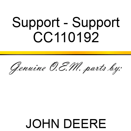 Support - Support CC110192
