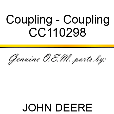 Coupling - Coupling CC110298