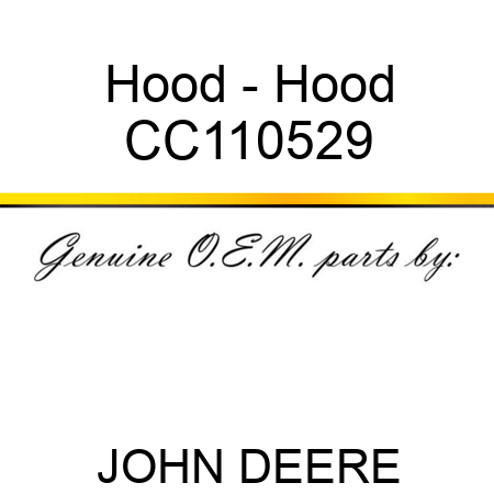 Hood - Hood CC110529