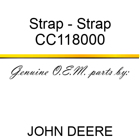 Strap - Strap CC118000