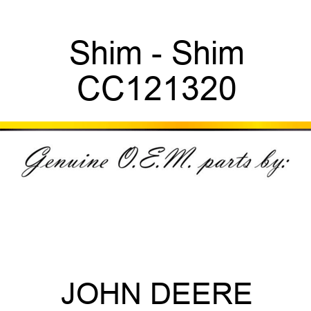 Shim - Shim CC121320