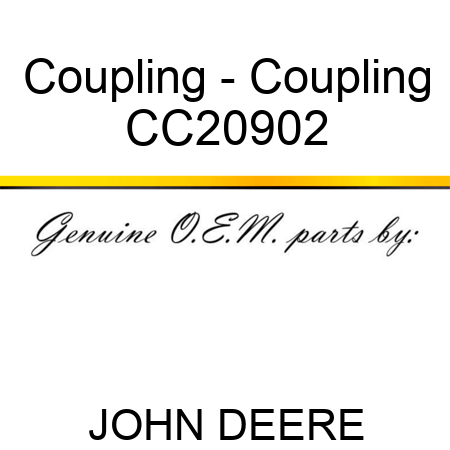 Coupling - Coupling CC20902