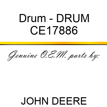 Drum - DRUM CE17886