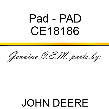 Pad - PAD CE18186