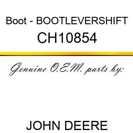 Boot - BOOT,LEVER,SHIFT CH10854