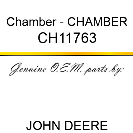 Chamber - CHAMBER CH11763