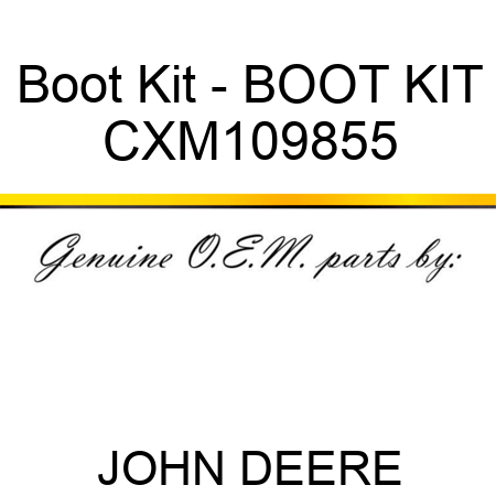 Boot Kit - BOOT KIT CXM109855