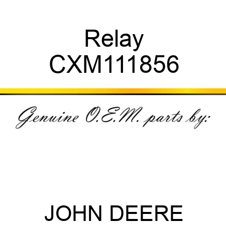 Relay CXM111856