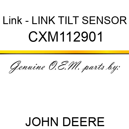 Link - LINK, TILT SENSOR CXM112901