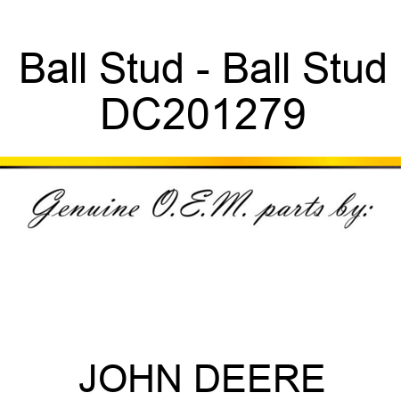 Ball Stud - Ball Stud DC201279