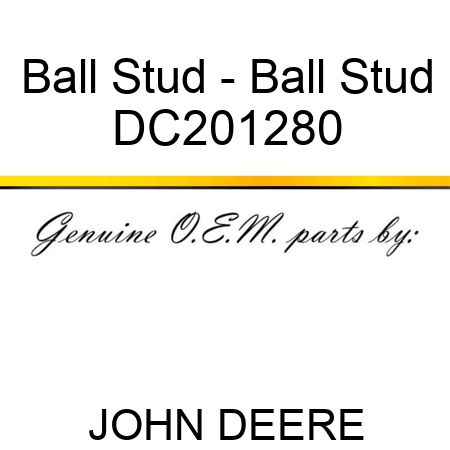 Ball Stud - Ball Stud DC201280