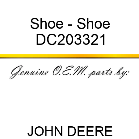 Shoe - Shoe DC203321