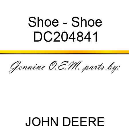 Shoe - Shoe DC204841