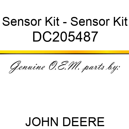 Sensor Kit - Sensor Kit DC205487