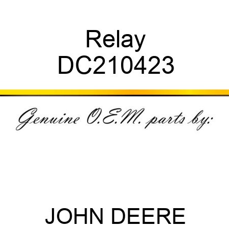 Relay DC210423