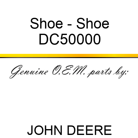 Shoe - Shoe DC50000