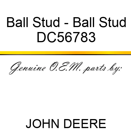 Ball Stud - Ball Stud DC56783
