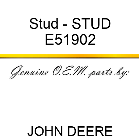 Stud - STUD E51902