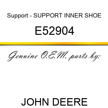 Support - SUPPORT, INNER SHOE E52904