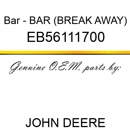 Bar - BAR (BREAK AWAY) EB56111700