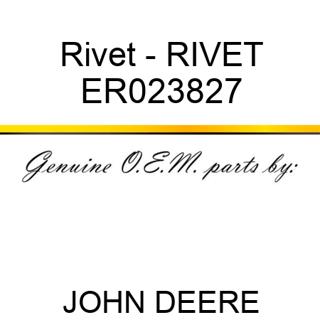 Rivet - RIVET ER023827