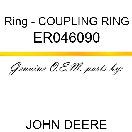 Ring - COUPLING RING ER046090