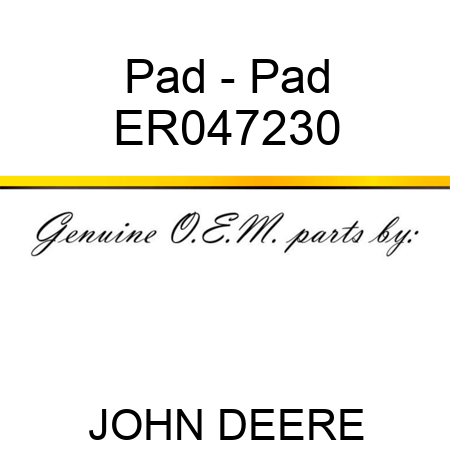Pad - Pad ER047230