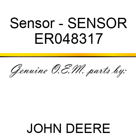 Sensor - SENSOR ER048317