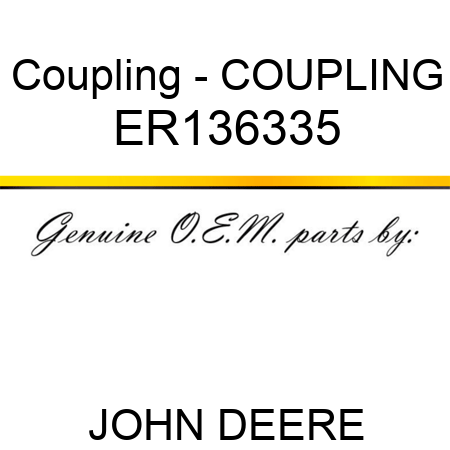 Coupling - COUPLING ER136335