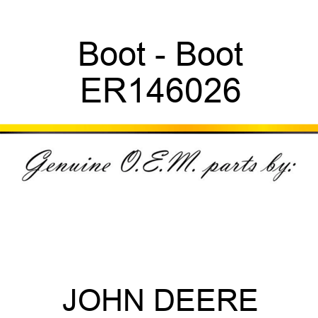 Boot - Boot ER146026