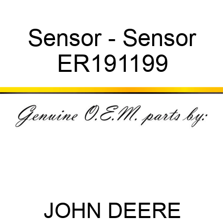 Sensor - Sensor ER191199